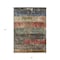Homeroots 5' X 8' Fern Green Black And Terra Cotta Striped Washable Indoor Outdoor Area Rug 605980 - alternate 8