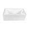 Kingston Brass 60-Inch Acrylic Rectangular 3-Wall Alcove Tub Combo w/ Waste and Overflow Drain, Right Hand Drain CVTDE603122R2 - alternate 1