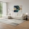 Homeroots 54" Khaki Fabric Modular USB Sleeper Sofa 568289 - alternate 8
