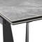 Homeroots 94" Gray and Black Ceramic and Steel Self-Storing Leaf Trestle Base Extendable Dining Table 544709 - alternate 8