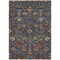Homeroots 8' X 10' Navy Blue Brown And Red Floral Washable Indoor Outdoor Area Rug 603428 - alternate 8