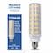 Bulbrite 60-Watt Equivalent Dimmable Clear Mini T6 Candelabra E11 LED Mini Light Bulb, 2700K, 2PK 862640 - alternate 4