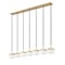 Z-Lite Renaud Modern Gold 7 Light Linear Chandelier 827P6-7L-MGLD-LED - alternate 6