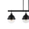 Jonathan Y Caleb 33" 3-Light Industrial Farmhouse Iron/Glass Linear LED Pendant, Oil Rubbed Bronze/Clear JYL7591A - alternate 10