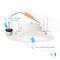 Infibrite 6 In. 5CCT Selectable 12W 1100LM Recessed Retrofit LED Sleek Downlight, Dimmable, Wet Rated IB-006-8-12W-WH - alternate 9