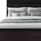 Homeroots Brown and Black Wood And Upholstery Full Bed Frame 634331 - alternate 8