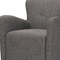 Homeroots 32" Gray and Brown Upholstery and Wood Wingback Chair 606043 - alternate 6