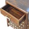 Homeroots 20" Brown Solid Wood One Drawer Nightstand 651812 - alternate 7