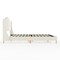 Martha Stewart Amelia King Upholstered Platform Bed with Curved Headboard and Siderails, Wood Slat Foundation TW-3WDB02-K-OWH-MS - alternate 9