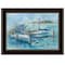 Homeroots Dockside 3 Black Framed Print Wall Art 406973 - alternate 1