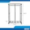 Us Weight Durable Rolling Stackable Steps Storage Cart F1003GW - alternate 5