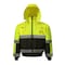 2W International Hi-Vis Reversible Bomber Jacket, 100% Polyester Oxford with PU coating., Class 3 Lime, M 350C-3 M - alternate 1