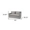 Homeroots 69" Gray Fabric Sofa 607321 - alternate 3