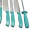 Oster Evansville 14 Piece Stainless Steel Blade Cutlery Set with Turquoise Plastic Handles 81010.14 - alternate 8