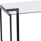 Homeroots 55" Clear And Black Glass And Metal Dining Table 568209 - alternate 6