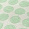 Homeroots 8' Mint Green And Ivory Round Polka Dot Washable Indoor Outdoor Area Rug 614919 - alternate 6