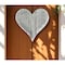 Homeroots 18" Whitewash Reclaimed Wood Heart Wall Decor 384905 - alternate 5