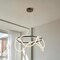 Jonathan Y Lisette 25" Contemporary Minimalist 360 Adjustable Silicone Rope Dimmable Integrated LED Chandelier,  JYL7140B - alternate 13