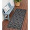 Homeroots 6' Charcoal And Black Geometric Indoor Outdoor Area Rug 556294 - alternate 8
