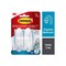 Command Designer Hook, 5/8 in Opening, 3 lb, 2-Hook, Plastic, White Pair 17081B-ES - alternate 7