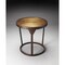 Homeroots 24" Copper and Bronze Metal Round Pedestal End Table 634878 - alternate 6