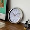 Clockswise 8-Inch Non-Ticking Quartz Wall Clock with Thermometer & Hygrometer - Battery Operated QI004747.SI.8 - alternate 8