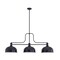 Z-Lite Melange Matte Black 3 Light Billiard 725-3MB-D12MB - alternate 1