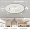 Nuwatt 5/6 Inch Adjustable Can Lights Sloped Ceiling Recessed Lighting, 2700K-5000K, 1200LM, 6PK NW-GMB-C6-16.5W-5CCT-WH-6P - alternate 7