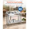 Vevor Stainless Steel Utility Sink Single Right Bowl with Faucet 47.2x19.7x37 in SS1200-1 - alternate 5