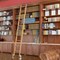 Quiet Glide 9.92 ft. Red Oak Sunburst Wheel Polished Chrome Rolling Hook Removable Ladder, 12 ft. Rail QG.510-10RO-12-H.04 - alternate 1