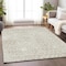 Homeroots 3' X 5' Beige And Ivory Geometric Washable Indoor Outdoor Area Rug 595049 - alternate 7