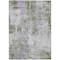 Homeroots 3' X 5' Olive Green And Gray Abstract Washable Indoor Outdoor Area Rug 587878 - alternate 7
