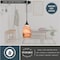 Vaxcel Milano Bronze Mini Pendant Ceiling Light Amber Swirl Glass P0173 - alternate 7