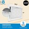 Simply 12x30.5x1 Merv 8, Pleated Air Filter, High Capacity, 4PK S-08-04-123051 - alternate 6