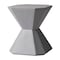 Leisuremod Azure 17 in Modern Round Fiberstone Side Table, Weather-Resistant, Fully Assembled AST17GR - alternate 9