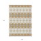 Homeroots 10' X 14' Gold Copper And Ivory Geometric Washable Indoor Outdoor Area Rug 597901 - alternate 9