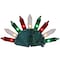 Celebrations Classic LED T5 Red/Green/Pure White 100 ct String Christmas Lights 24.75 ft. RT5100TRA - alternate 5