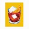 Trademark Fine Art Outdoor Canvas Art - Alice Straker  'Negroni On Sunshine' Wall Art for Patios, or Gardens 1X23575-OC3547WR - alternate 7