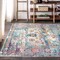 Jonathan Y Bohemian FLAIR Boho Vintage Medallion Navy/Cream 8 ft. x 10 ft. Area Rug BMF103B-8 - alternate 7