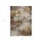Homeroots 9' X 12' Brown And Beige Abstract Washable Indoor Outdoor Area Rug 630619 - alternate 8