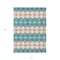 Homeroots 3' X 5' Teal Blue Gray And Copper Geometric Washable Indoor Outdoor Area Rug 597926 - alternate 7