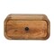 Homeroots 12" Oak Solid Wood One Drawer Floating Nightstand 653835 - alternate 1