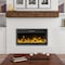 Northwest 36in Wall Mounted Electric Fireplace Recessed Heater with Front Vent, Remote, LED Flames 80-EFFV-2 - alternate 1