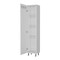 Homeroots 16" White Accent Cabinet With Four Shelves 518204 - alternate 5