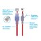 Monoprice SlimRun Cat6A Ethernet Patch Cable - Snagless RJ45_ UTP_ Pure Bare Cop 16298 - alternate 2