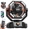 Edendirect Camping Fan with LED Lantern, 20000mAh, Dual Motor, 8 Speeds, Remote, Hook, Portable ZR-HY8136S-C - alternate 1