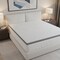 Homeroots 3in White Gel Memory Foam Queen Mattress Topper 711916 - alternate 5
