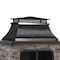 Sunjoy Wood Burning Fireplace, Black, Steel, with Chimney, Spark Screen Doors, and Poker A304001201 - alternate 7