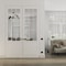 Sartodoors Hidden Double Doors, Felicia 3599 White Silk Concealed Metal Frame 36 x 84 (2* 18x84) Right-hand Ou FELICIA3599DMF-BEM-36x84-RH-O - alternate 4