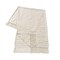 Homeroots 50" X 60" White and Beige Cotton Blend Woven Striped Throw Blanket with Fringe 548877 - alternate 6